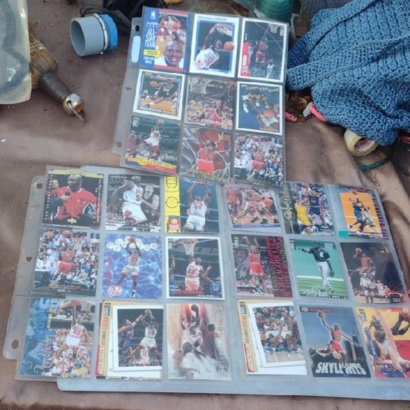 25 Michael Jordan Basketball Trading Card Collection